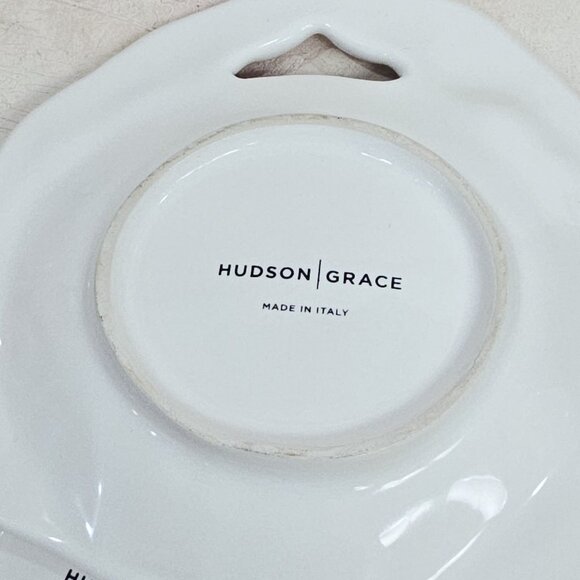 Set Of 3 Hudson Grace 6.25" Crab Small Plates, Made In Italy - Picture 6 of 6